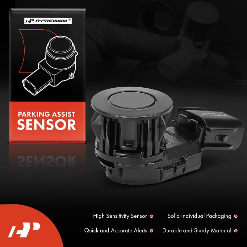 A-Premium Reverse Backup Parking Aid Assist Sensor Compatible With Select Toyota Models - Rav4 2014-2018  Tacoma 2015-2022  Tundra 2014-2021  Replace# 89341-0C010  89341-0C020 - Image 3