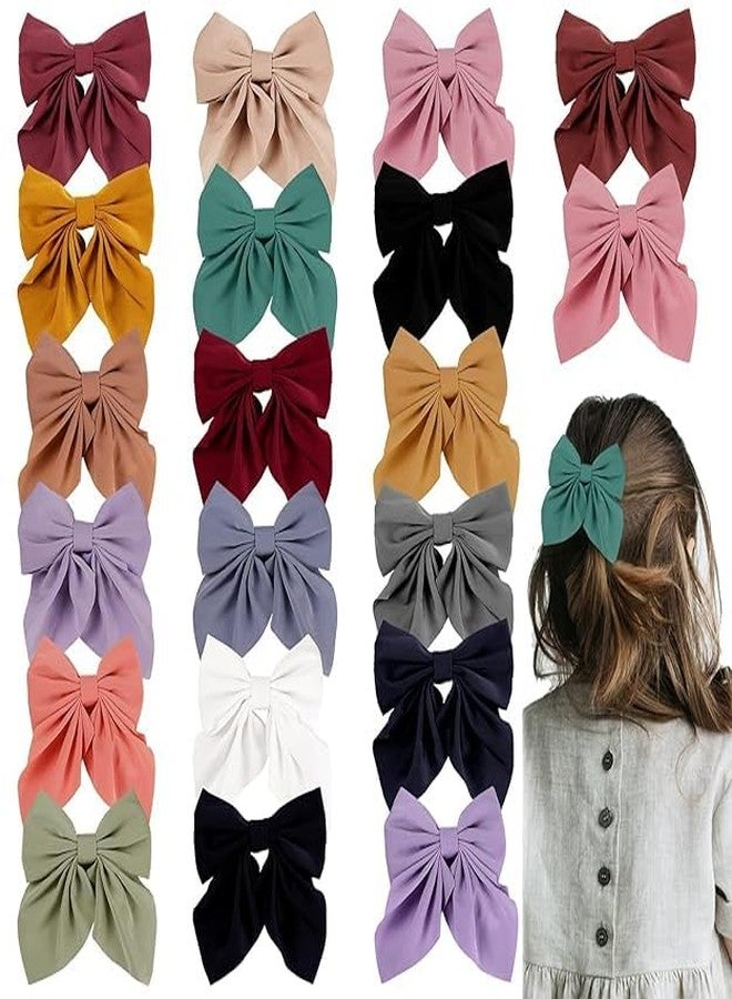 Shivashay 2 Pcs Hair Bows for Girls Hair Barrettes Clips For Women Crystal Hair Clips For Women (MULTICOLOR) - Image 1