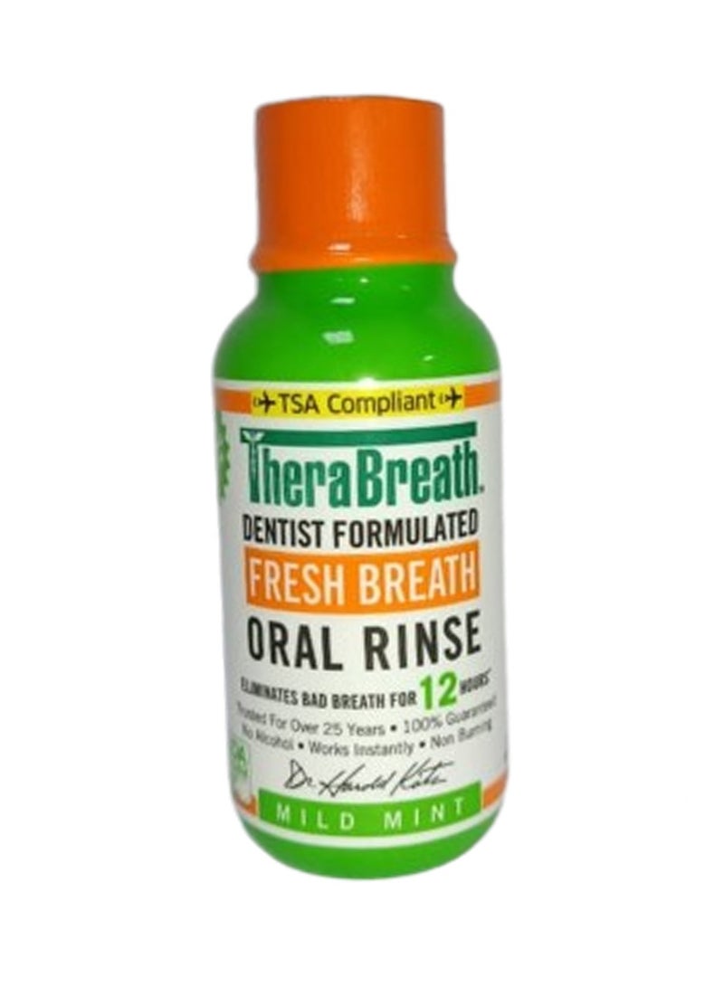 ثيرابريذ ثيرابريث TheraBreath، غسول فم منعش ، نكهة النعناع الخفيف ، 3 أوقية سائلة (88.7 مل)