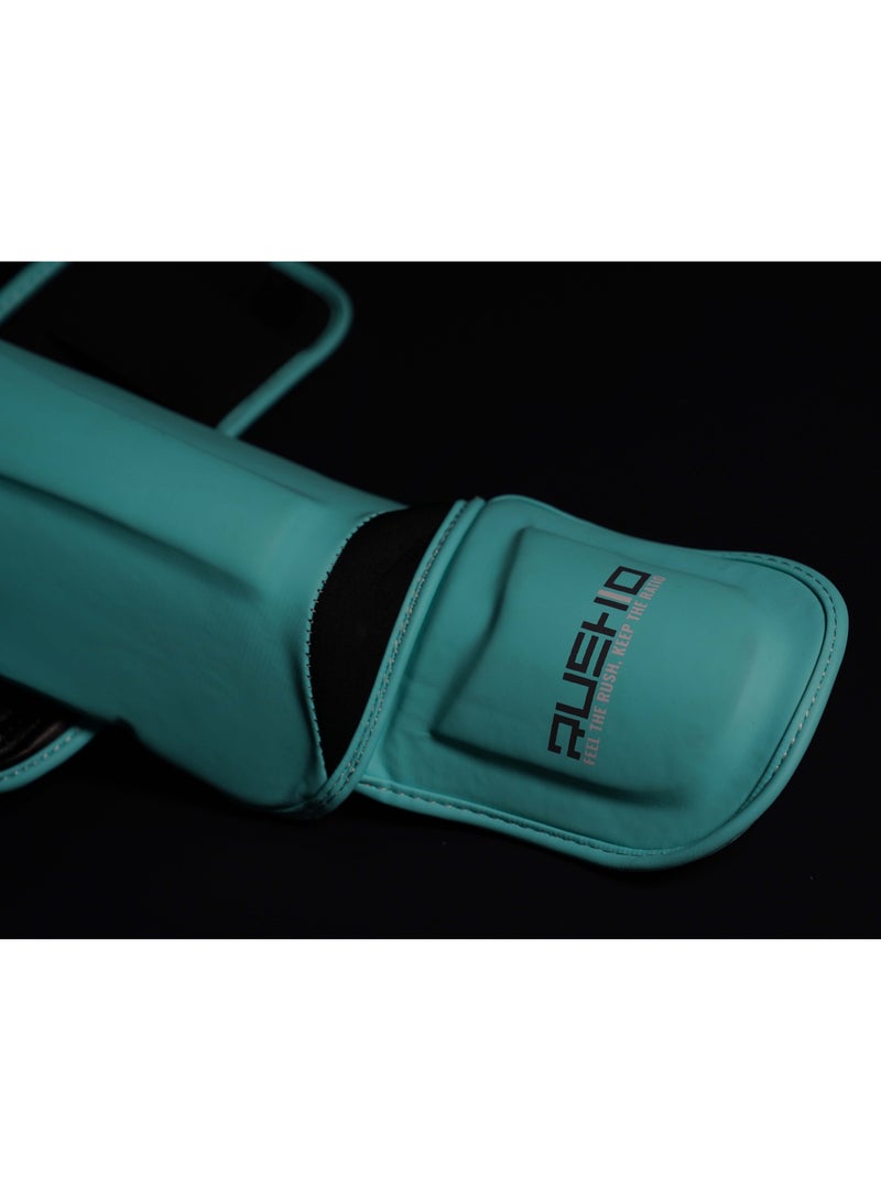 RUSHIO Shin Guard: Dare Collection / Engineered Leather - Image 1