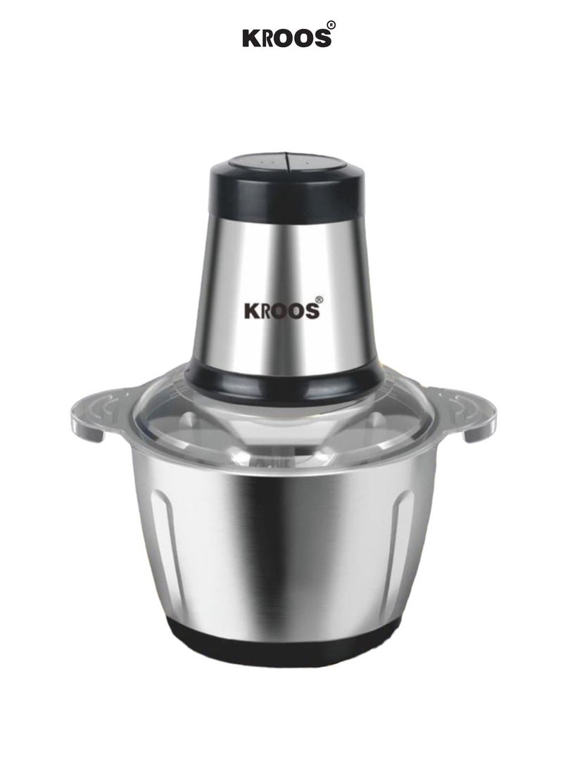 KROOS Cross KR-5630 3L Electric Food Chopper, Multi-Colour 