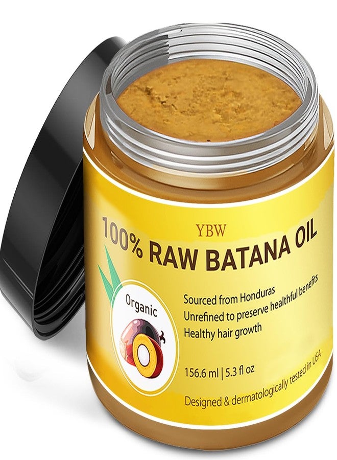 YBW Raw Batana Oil for Hair Growth by Dr. Sebi Organic Raw Honduras Oil - 100% Pure & Natural Botana Paste for Thicker, Stronger Hair for Men and Women - Image 1