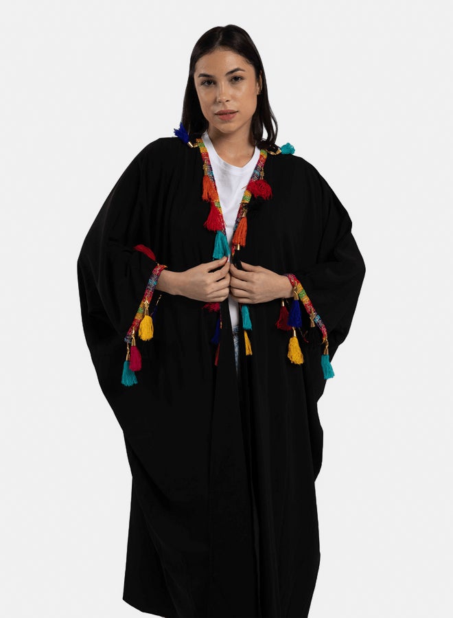 Clue Kimono with Colorful Tassels - Image 4
