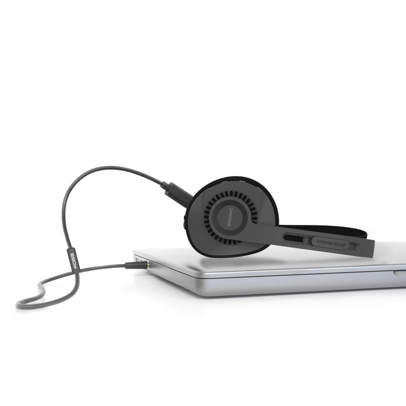 Koss KUSB-50 Analog Audio Pass Through Cord for KPH30 Wireless and Porta Pro Wireless, in-Line Microphone and Audio Remote, USB-C to 3.5mm, Black - Image 2