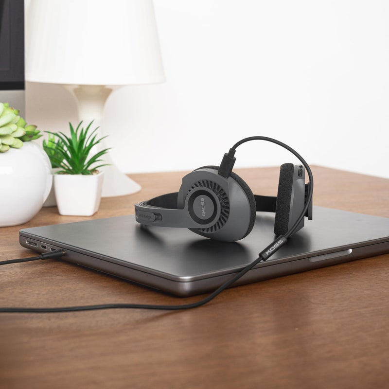 Koss KUSB-50 Analog Audio Pass Through Cord for KPH30 Wireless and Porta Pro Wireless, in-Line Microphone and Audio Remote, USB-C to 3.5mm, Black - Image 5