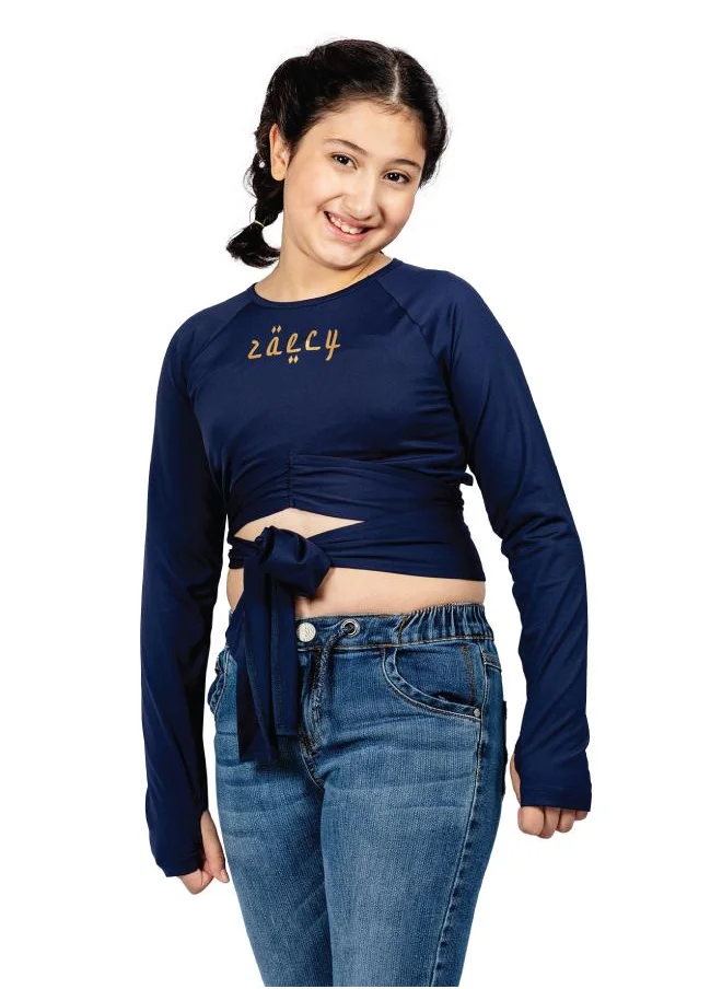 زيسي Girl's Wrap Around Top