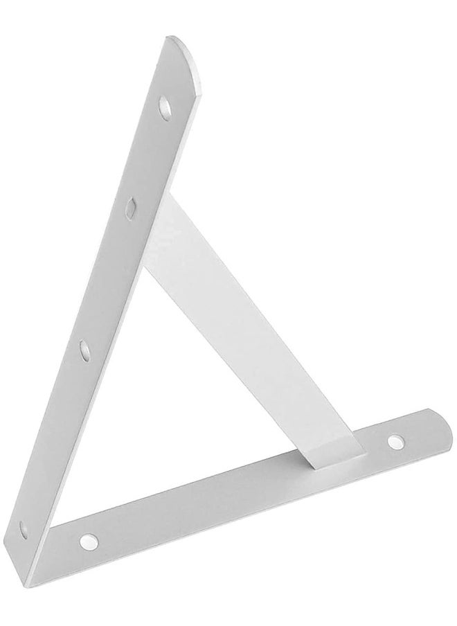 ROBUSTLINE - Heavy Duty One Pair Shelf Brackets 9 X 12 Floating Shelves Tripod Triangle Shelf L Brackets 90 Degree Angle Wall Mounted Shelf Supporter Bracket Frame - Image 1