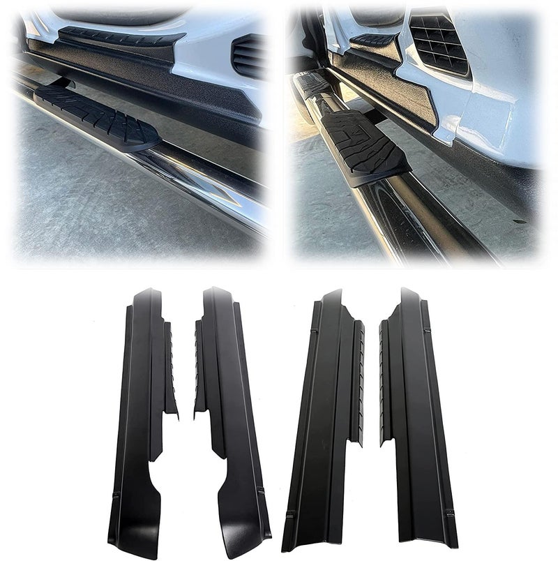 ECOTRIC Trail Armor Rocker Panel Cover Compatible with 2009-2018 Dodge Ram 1500 2500 3500 Classic Crew Cab Guard Sill Trim Replacement for 14064 - Image 1