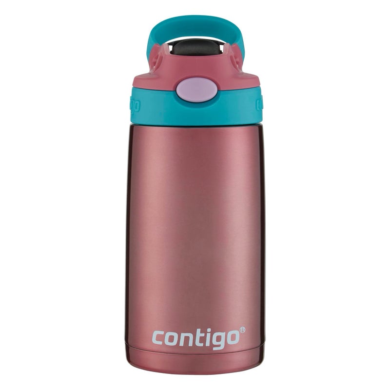 Contigo Kids Straw Stainless Steel Water Bottle with AUTOSPOUT Lid 13oz Punch