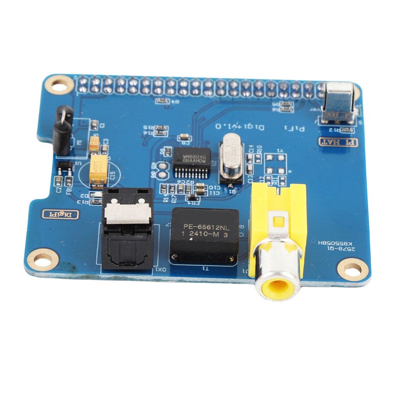 Pulse I2S Sound Card Module WM8804G Chip 192kHz High Sampling Rate for Raspberry Pi - Optical S/PDIF Coaxial Output Low Noise Audio Board for Home Theater Setup - Image 4