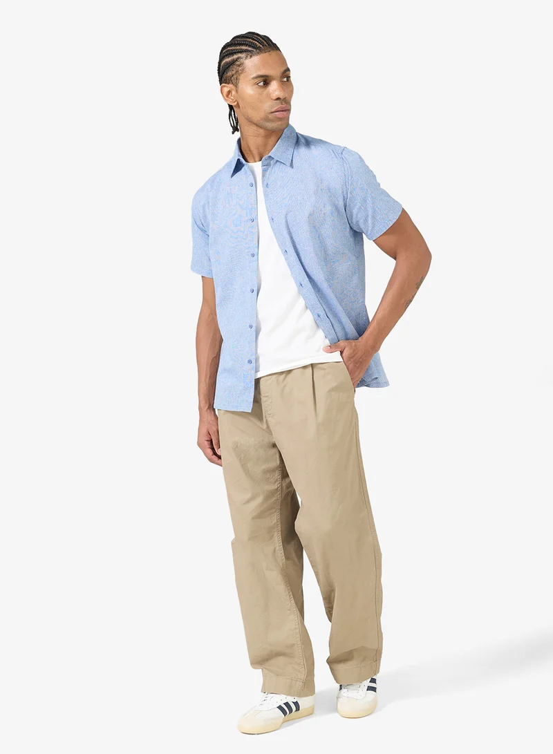 سفنتي فايف قميص كلاسيكي بقصة عادية