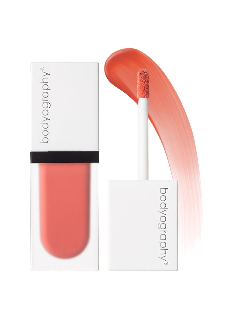 Bodyography Bodyography Color Cassette Liquid Blush and Lip Tint  Multi Tasking Liquid Blush and Lip Product  Tempo 