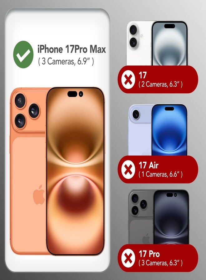 GONEZ Magnetic for iPhone 17 Pro Max Case, Compatible with MagSafe, [Screen Protector + Camera Lens Protector], Liquid Silicone Anti-Scratch Shockproof Protective Phone Case 6.9 inch, Mist Blue - Image 2