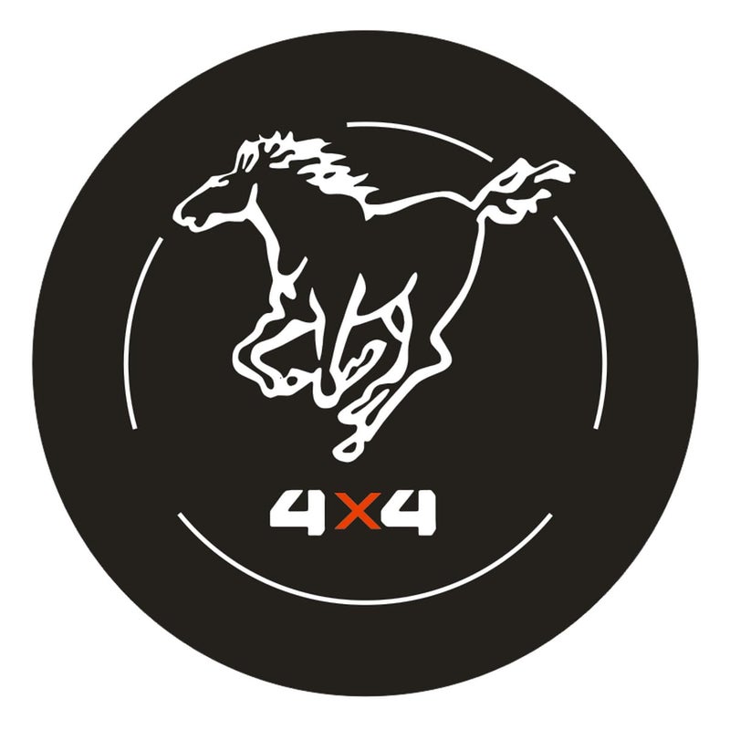 Galloper 4X4 for Ford and Ford Bronco Spare Tire Cover Spare Wheel Cover for Hummer H3 Toyota RAV4 Buick Chevrolet GMC Jeep SUVs Tire Cover Protector L 26565R17 26570R16