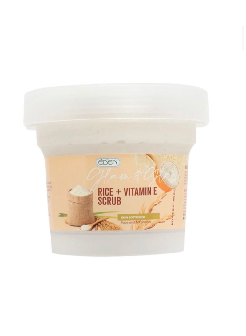 إيدين مقشر إيدن جلام آند جلو بالأرز وفيتامين إي: توهج لطيف - Image 1