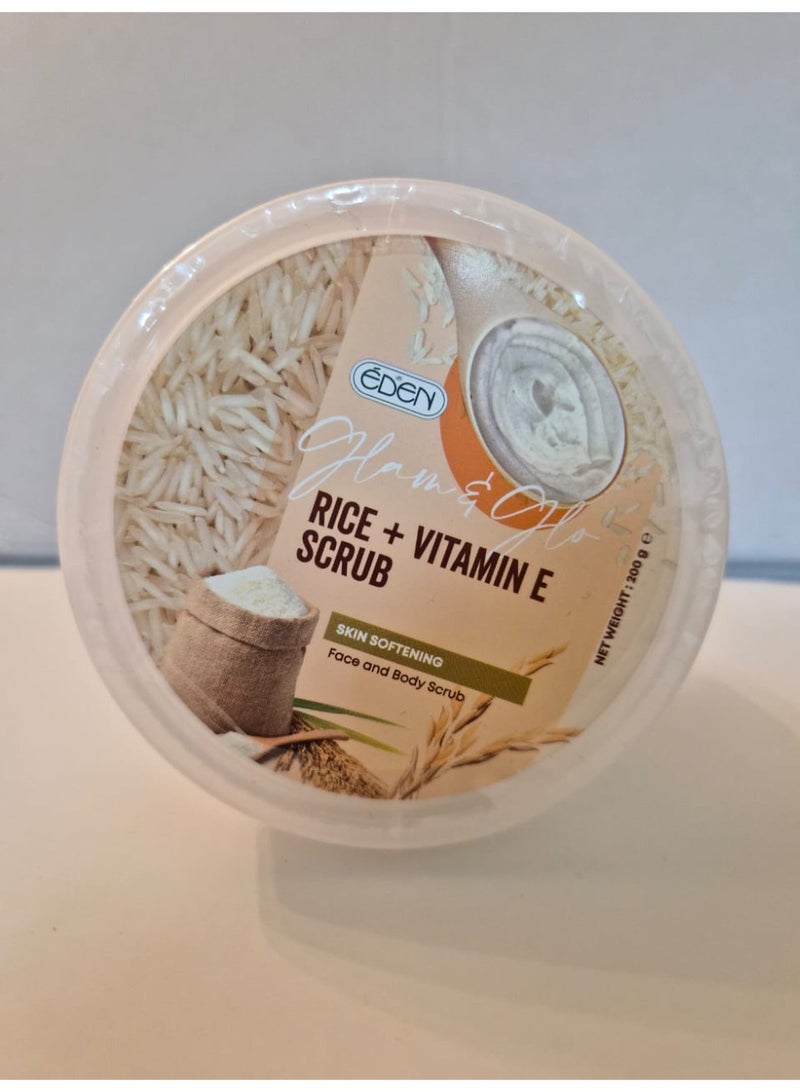 إيدين مقشر إيدن جلام آند جلو بالأرز وفيتامين إي: توهج لطيف - Image 2