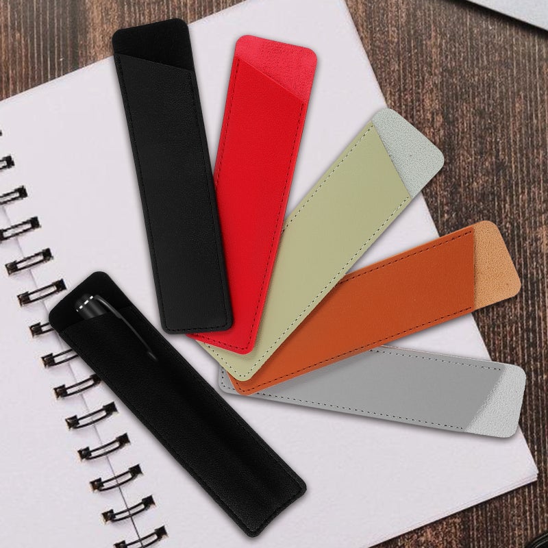 5pcs Pen Sleeve Fountain Pen Protective Pouch Leather Ballpoint Pen Sleeve for DIY - Image 5