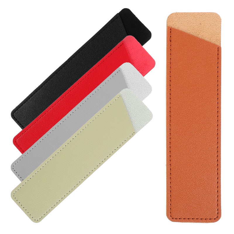 5pcs Pen Sleeve Fountain Pen Protective Pouch Leather Ballpoint Pen Sleeve for DIY - Image 1