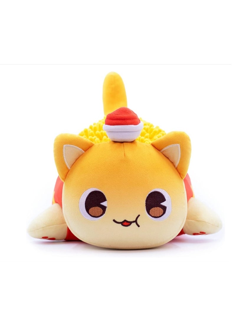 Y&D Cat Plush Toy, Cute Cat Figure Stuffed Animals, Cartoon Cat Soft Cat Plush Toy, Great Gift for Kids Friends and Sisters (French Fries Cat)  - Image 3