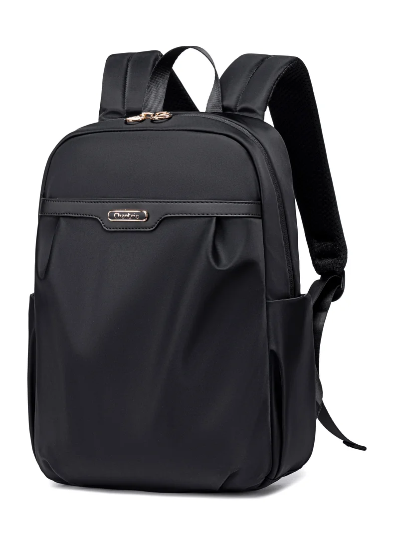 Premium Lightweight Laptop Backpack for Women Water Resistant Multifunctional Nylon Daypack for Casual Office School College Travel, CB00769-Black