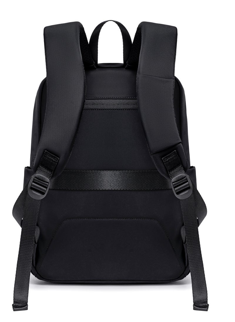 Chantria Premium Lightweight Laptop Backpack for Women Water Resistant Multifunctional Nylon Daypack for Casual Office School College Travel, CB00769-Black  - Image 3