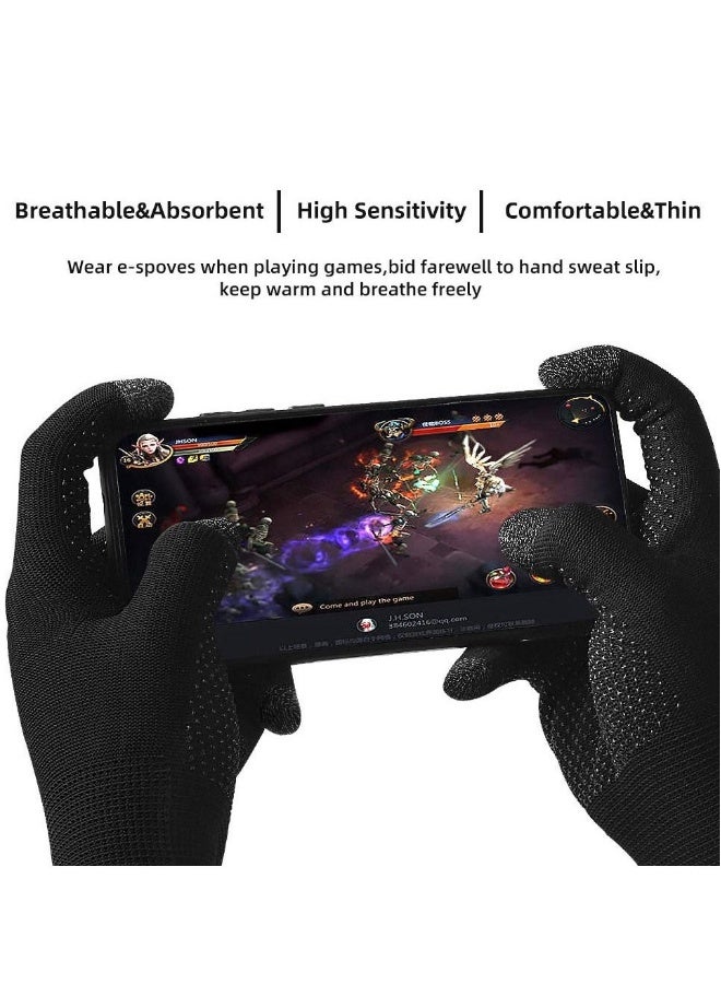Game Gloves for Mobile Game Controllers Finger Gloves Set, Sweat-proof and Breathable, High-sensitivity, Suitable for PUBG Touch Screen Games - Image 2