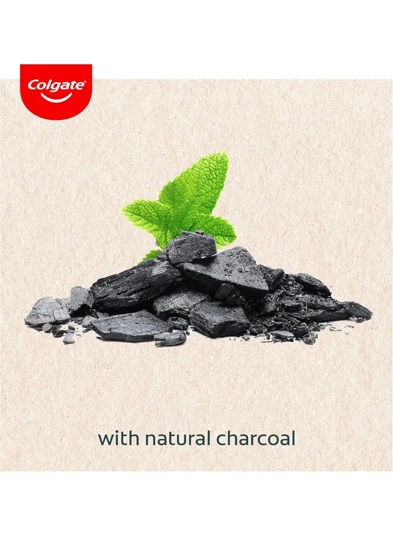 كولجيت معجون أسنان كولجيت بمستخلصات طبيعية مع الفحم 75 مل تبييض فعال مع 93% من المكونات الطبيعية - Image 4