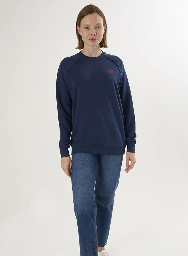 FELIX HARDY Basic Crew Neck Sweatshirt