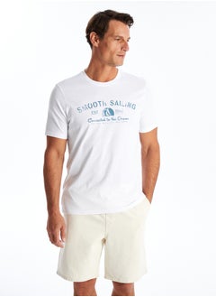 LC WAIKIKI Crew Neck Short Sleeve Printed Combed Cotton Men's T-shirt  - Image 3