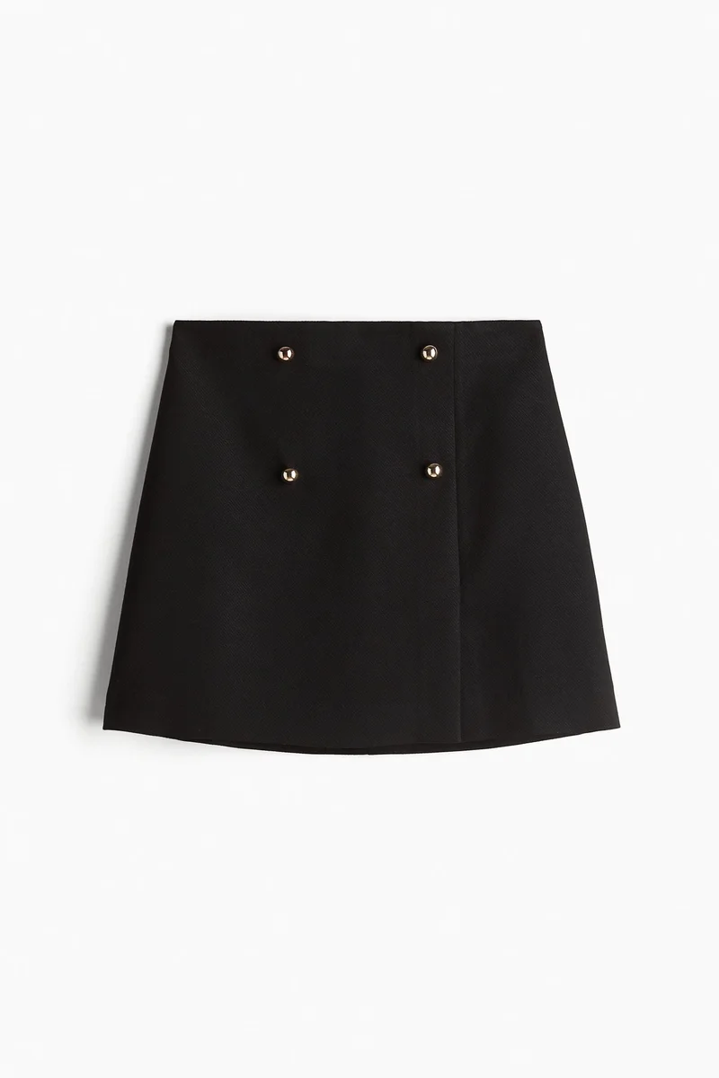 H&M Button-front mini skirt