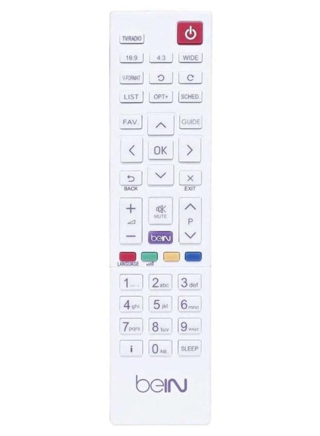 bein Sports Receiver TV Remote Control White/Purple