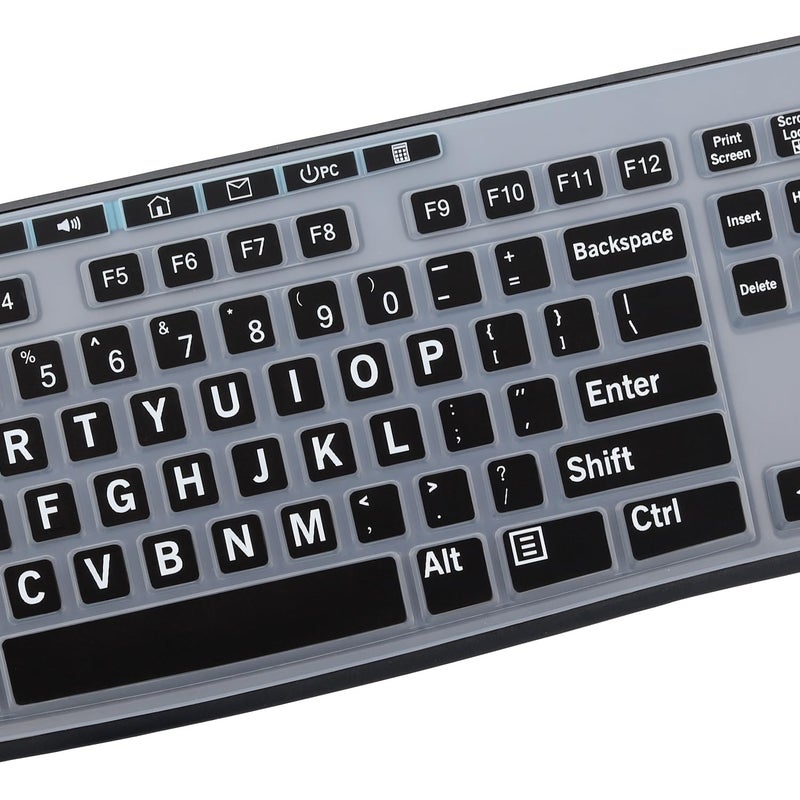 MUBUY-GOL Keyboard Cover for Logitech MK295 MK275 MK270 Wireless Keyboard Cover, Logitech K200 K260 K270 MK200 MK260 K270 K275 K295 Keyboard Skin Protector-Colorful - Image 3