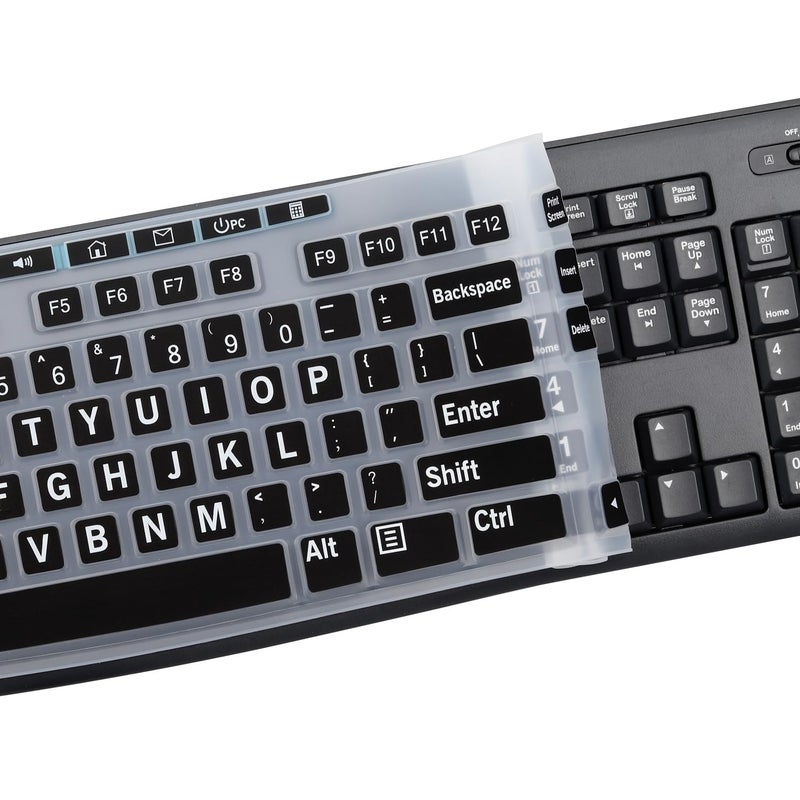 MUBUY-GOL Keyboard Cover for Logitech MK295 MK275 MK270 Wireless Keyboard Cover, Logitech K200 K260 K270 MK200 MK260 K270 K275 K295 Keyboard Skin Protector-Colorful - Image 5