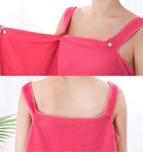 Wagmine Wagmine Magic Bath Soft Wearable Towel Magic Lady Beach Spa Bathrobes Bath Skirt Lady Wearable Drying Girl Dress,Free Size - Image 4