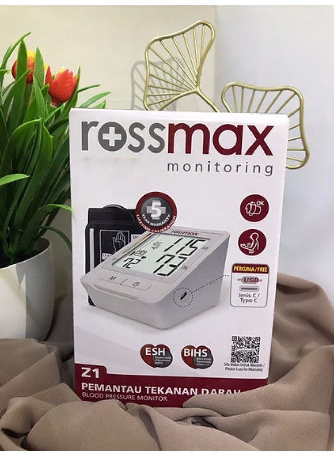 Rossmax Z1 Blood Pressure Monitor "USB type C" - Image 2