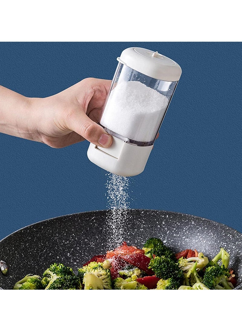 Y&D Spice Shaker, Press Type Salt Control Bottle, 140ml Bottles, Kitchen Household Sealed Moisture Proof Metering Pepper Tank, Seasoning Bottle Rotary Seal Tank for Sugar, Salt,  - Image 1