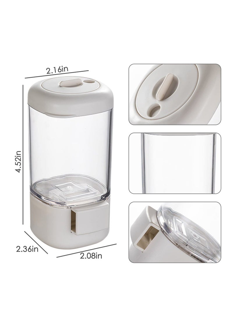 Y&D Spice Shaker, Press Type Salt Control Bottle, 140ml Bottles, Kitchen Household Sealed Moisture Proof Metering Pepper Tank, Seasoning Bottle Rotary Seal Tank for Sugar, Salt,  - Image 3