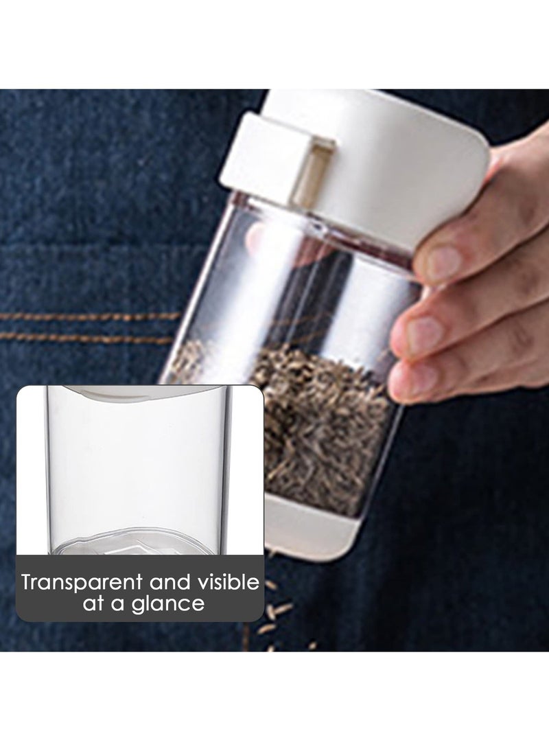 Y&D Spice Shaker, Press Type Salt Control Bottle, 140ml Bottles, Kitchen Household Sealed Moisture Proof Metering Pepper Tank, Seasoning Bottle Rotary Seal Tank for Sugar, Salt,  - Image 4