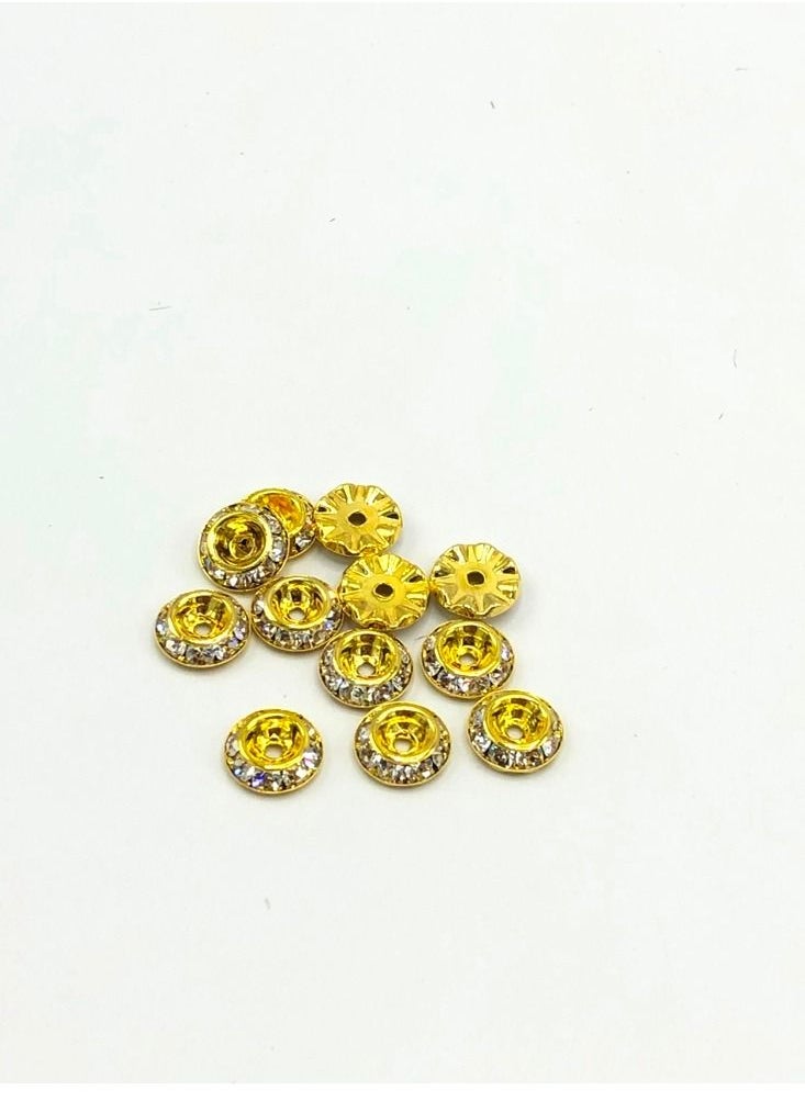 Generic - 144-Piece Jewelry Making Ring Shaped beads 9mm - Image 1