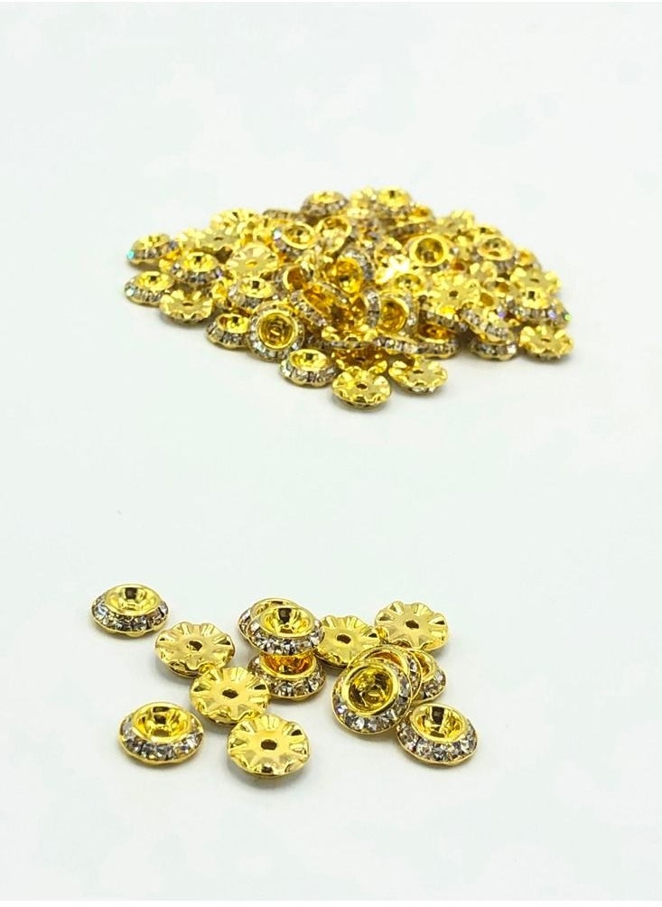 Generic - 144-Piece Jewelry Making Ring Shaped beads 9mm - Image 1