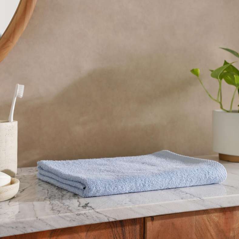 Pan Home Blue Cotton Bath Towel 60x120cm for Everyone