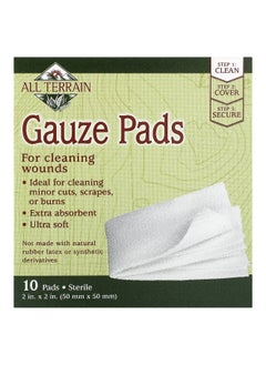 All Terrain All Terrain, Gauze Pads, 10 Pads  - Image 1