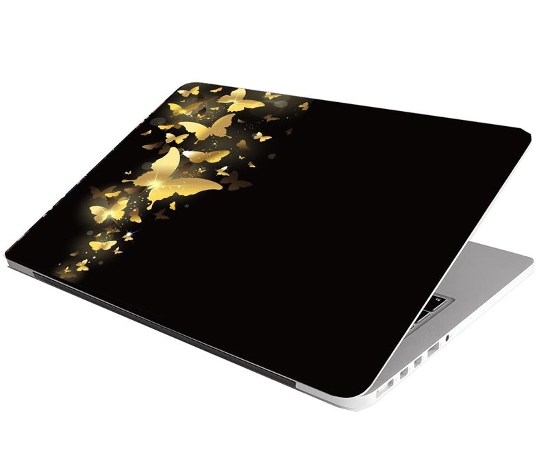 BAEYE Full Laptop Skin Stickers HD Quality Sticker for Laptops Upto 15.6" (Dustproof|Waterproof|Scratchproof|Reusable) - BE GD BFLY FL - Image 2