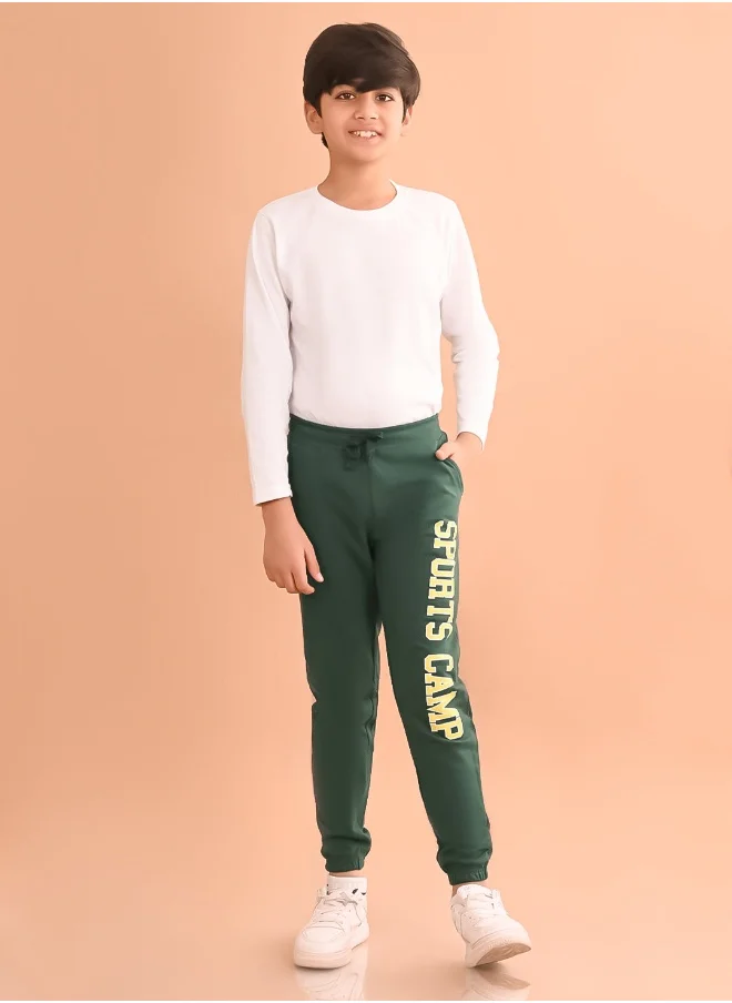 ليلك Boys Ankle Length Joggers