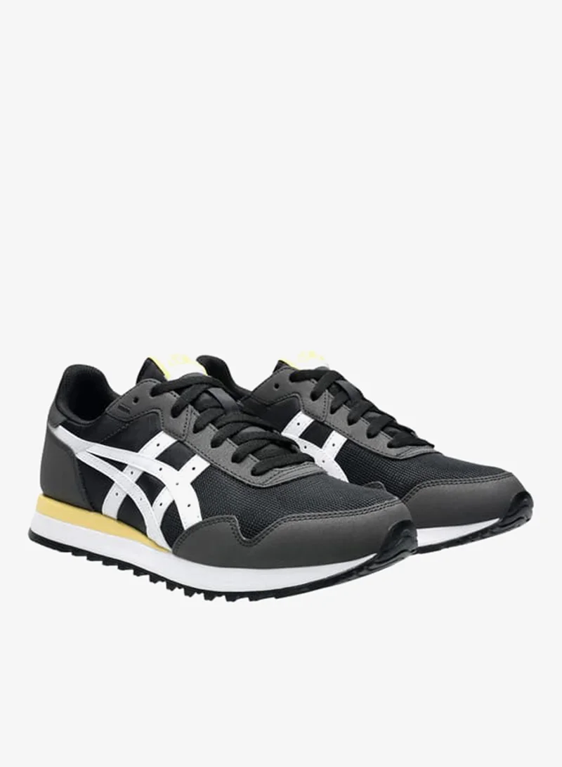 asics Men's Logo Detail Lace-Up Running Shoes - Tiger Runner Ii
