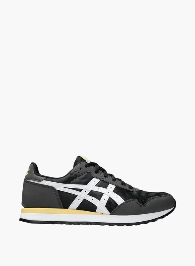 asics Men's Logo Detail Lace-Up Running Shoes - Tiger Runner Ii