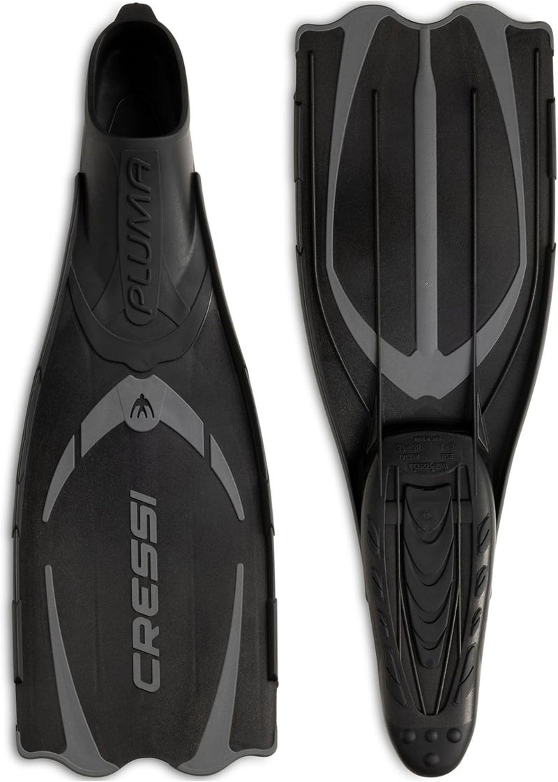 Cressi Pluma Fins - High Quality Unisex Full Foot Fins for Diving, Snorkeling, and Swimming - Image 3