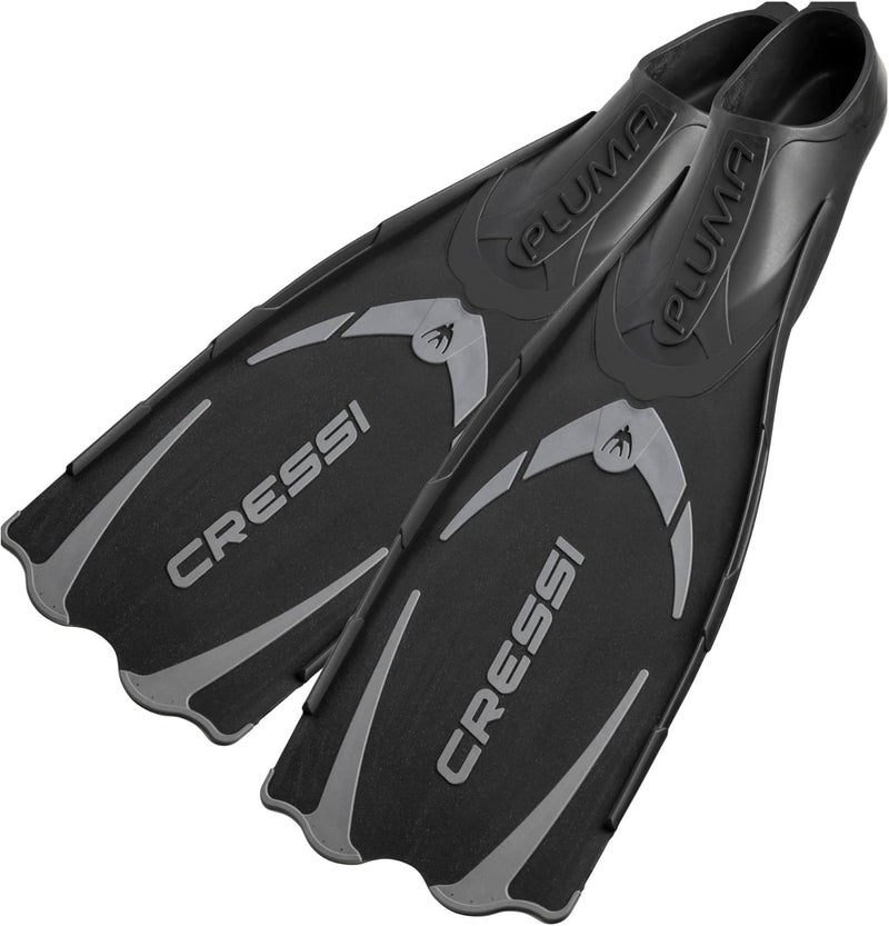 Cressi Pluma Fins - High Quality Unisex Full Foot Fins for Diving, Snorkeling, and Swimming - Image 1