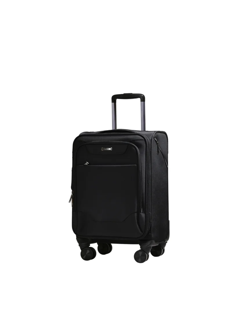 MAGELLAN Soft Luggage Trolley 18.5 Inch 1898-18.5 Expandable Cabin Suitcase with TSA Lock 4 Spinner Wheels Lightweight Travel Bag