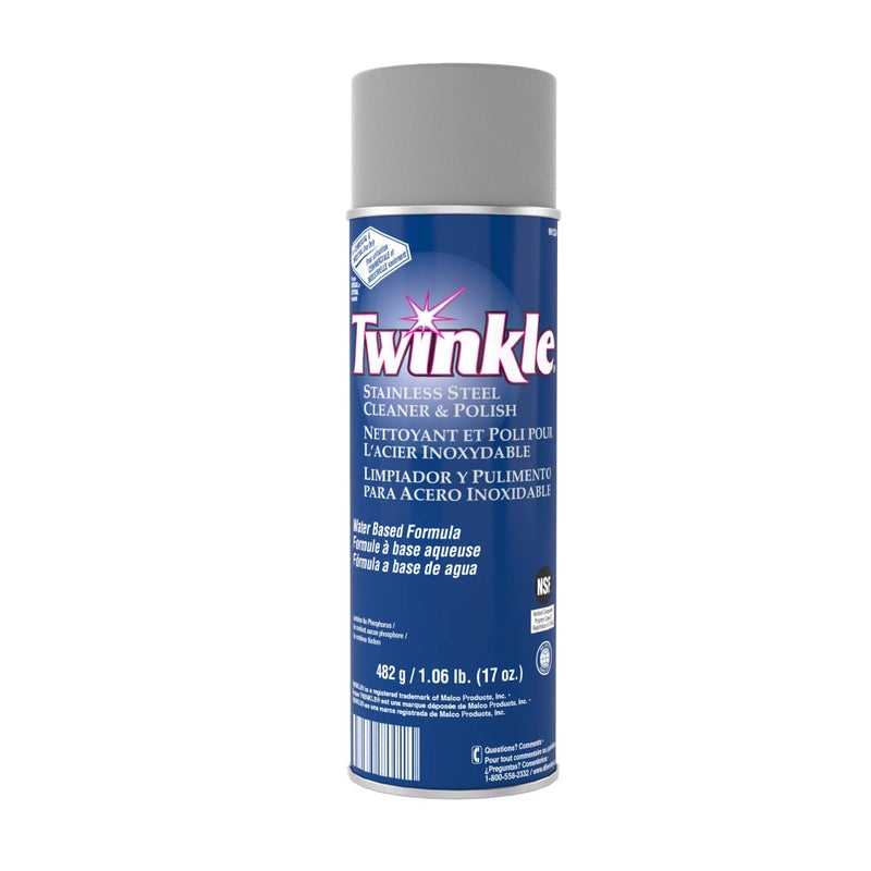 Diversey twinkle Stainless Steel Cleaner & Polish, 17 Oz - Image 1